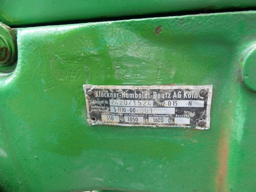 Трактор Deutz D15-N: фото 27 Трактор Deutz D15-N: фото 27