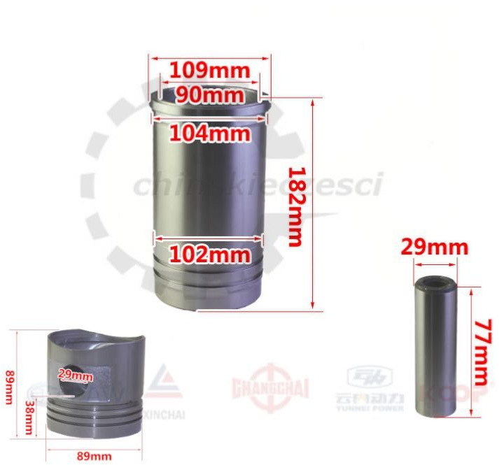 Tłok Tuleja Xinchai C490BPG Wózek widłowy HC-HANGCHA CPCD zhejiang - Поршень/ Кольцо/ Втулка для Строительной техники: фото 2 Tłok Tuleja Xinchai C490BPG Wózek widłowy HC-HANGCHA CPCD zhejiang - Поршень/ Кольцо/ Втулка для Строительной техники: фото 2