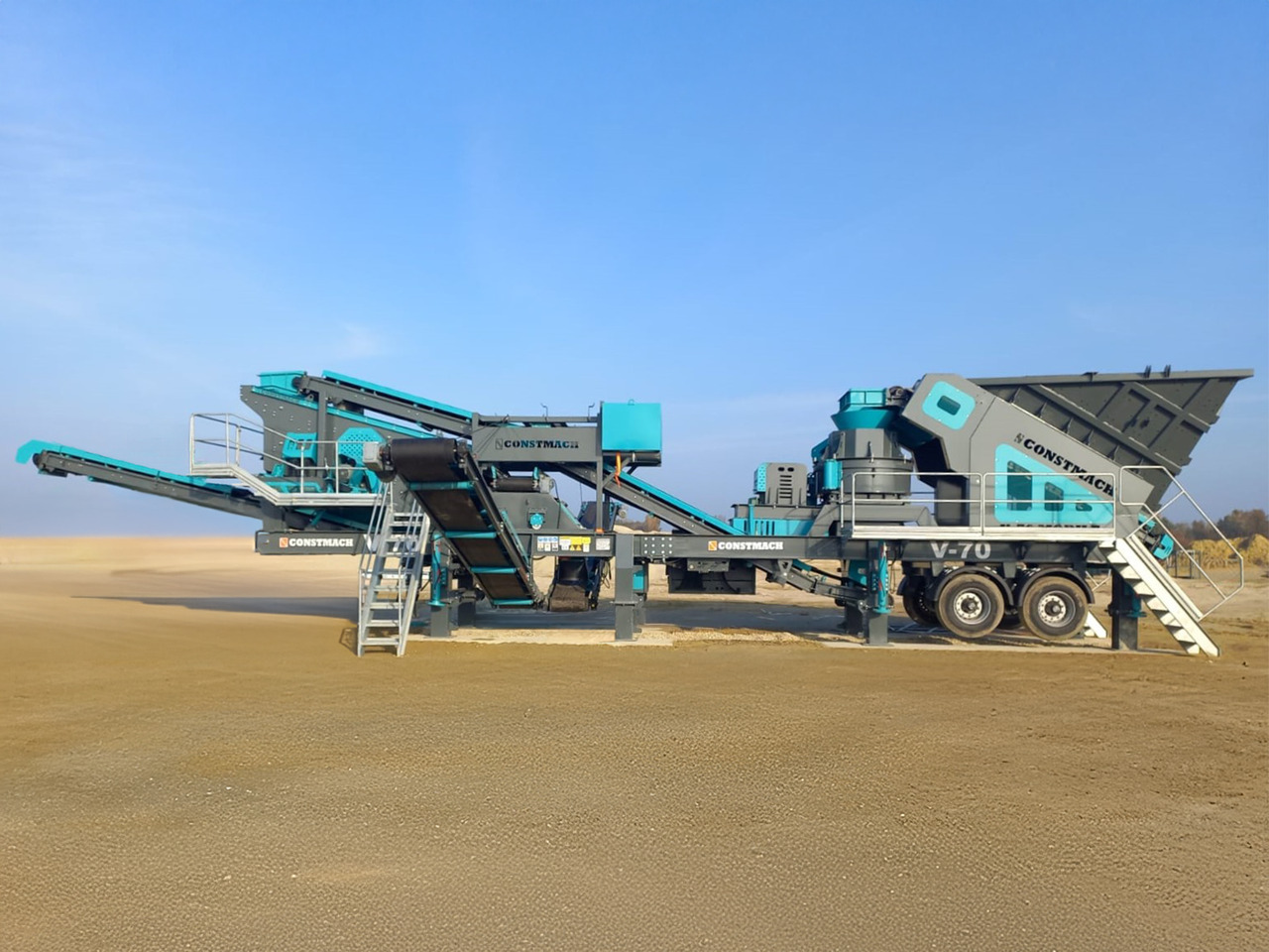Constmach 100-150 Ton Capacity Mobile Vertical Shaft Impact Crusher - Мобильная дробилка: фото 1 Constmach 100-150 Ton Capacity Mobile Vertical Shaft Impact Crusher - Мобильная дробилка: фото 1