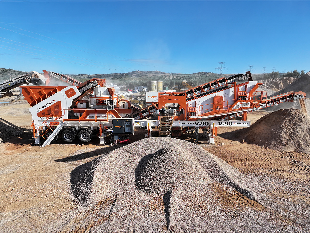 Constmach 250 T/H Capacity Mobile Vertical Shaft Impact Crusher - Мобильная дробилка: фото 2 Constmach 250 T/H Capacity Mobile Vertical Shaft Impact Crusher - Мобильная дробилка: фото 2