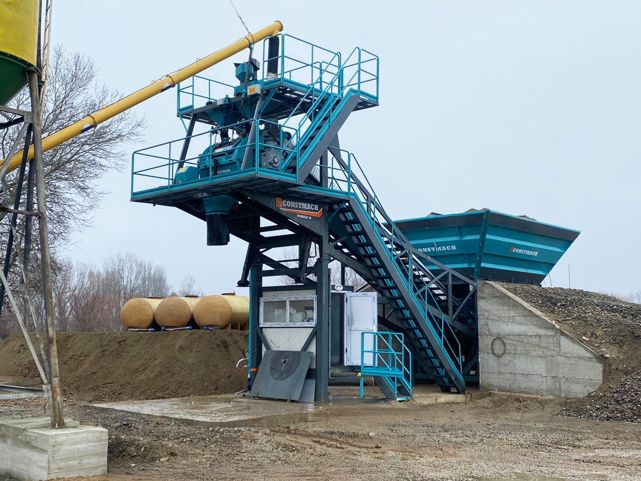 Новый Бетонный завод Constmach 30 m³/h Mobile Concrete Batching Plant: фото 5