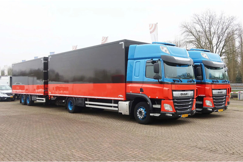 DAF CF 410 Bakwagen + trailer 2x Dhollandia 2000 KG klep - Грузовик с закрытым кузовом: фото 2 DAF CF 410 Bakwagen + trailer 2x Dhollandia 2000 KG klep - Грузовик с закрытым кузовом: фото 2