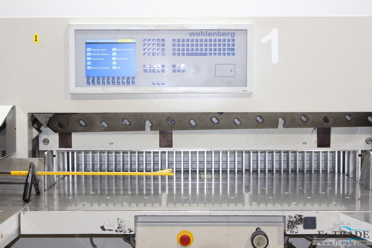 Wohlenberg 137 CUT-Tec - Бумагорезательная машина: фото 4 Wohlenberg 137 CUT-Tec - Бумагорезательная машина: фото 4