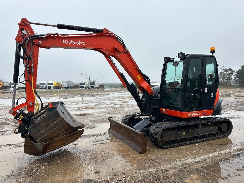 Kubota KX 080-4 ENGCON - Мини-экскаватор: фото 1 Kubota KX 080-4 ENGCON - Мини-экскаватор: фото 1