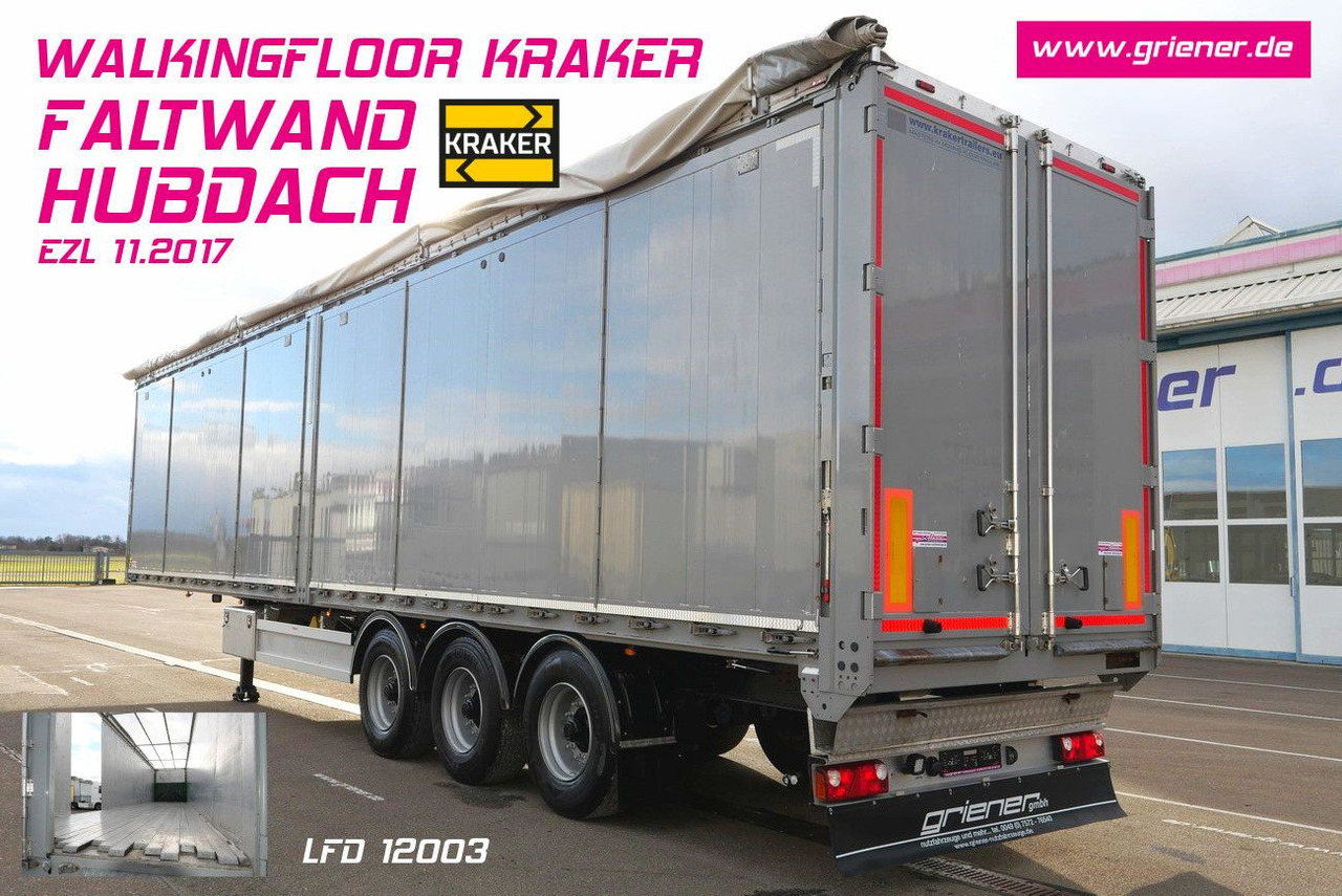 Kraker CF-Z / 10 mm / 89 m³ / seitliche türen FALTWAND - Полуприцеп с подвижным полом: фото 1 Kraker CF-Z / 10 mm / 89 m³ / seitliche türen FALTWAND - Полуприцеп с подвижным полом: фото 1