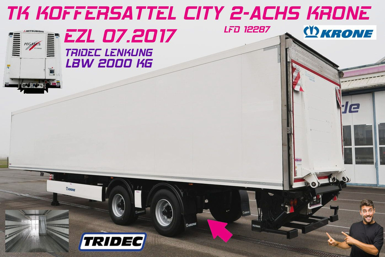 Krone SZ 18/CITY ZWANGSGELENKT / LBW 2 TO/MITSUBISHI - Полуприцеп-рефрижератор: фото 1 Krone SZ 18/CITY ZWANGSGELENKT / LBW 2 TO/MITSUBISHI - Полуприцеп-рефрижератор: фото 1