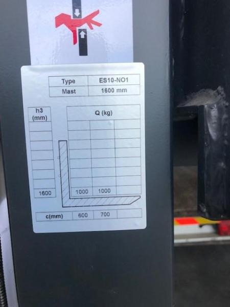 Штабелер Baoli ES-10-N01 gerbeur accompagnant: фото 7