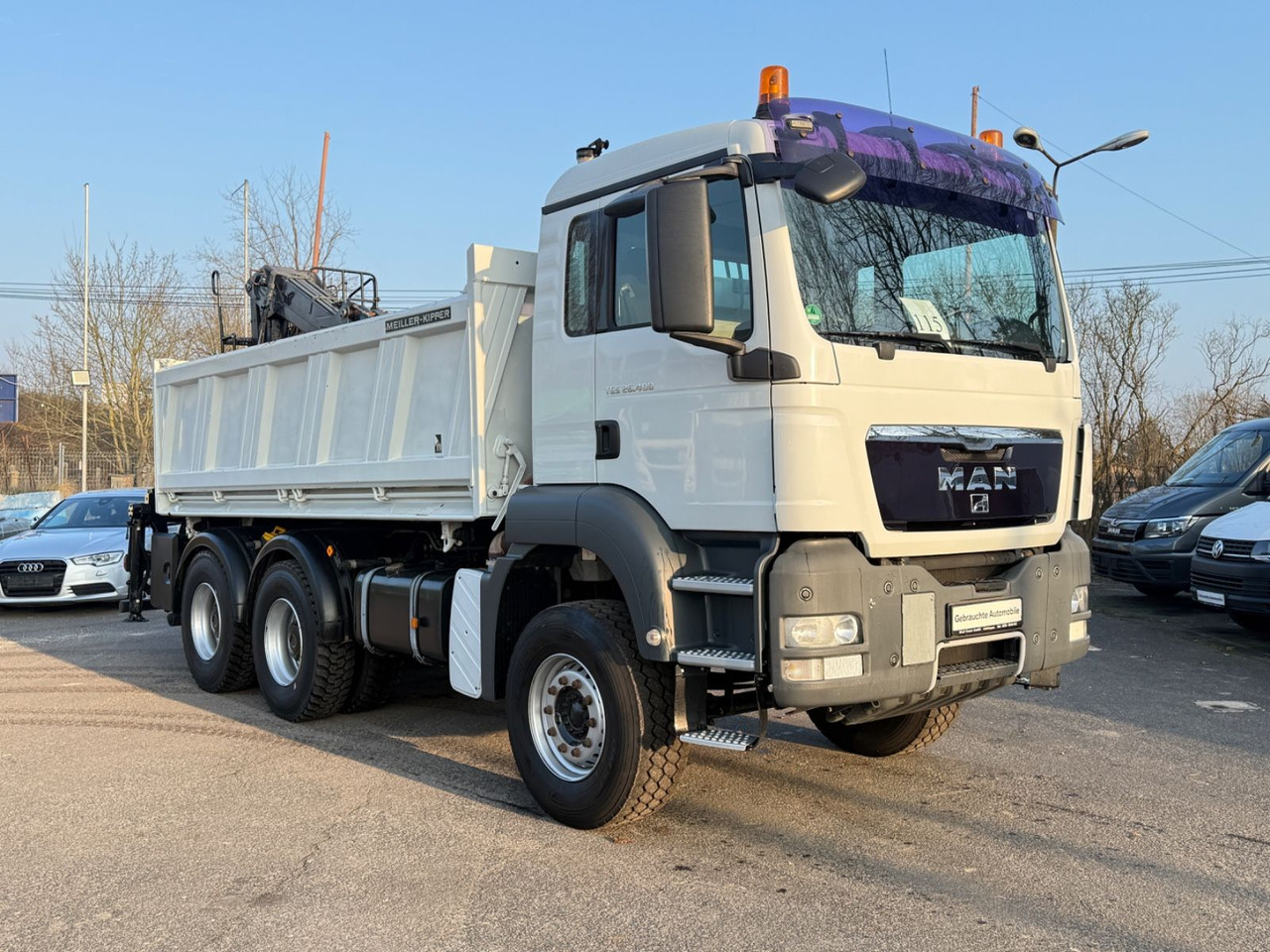 MAN TGS 26.400 Kipper mit Kran Jonsered 6x4 - Самосвал: фото 2 MAN TGS 26.400 Kipper mit Kran Jonsered 6x4 - Самосвал: фото 2