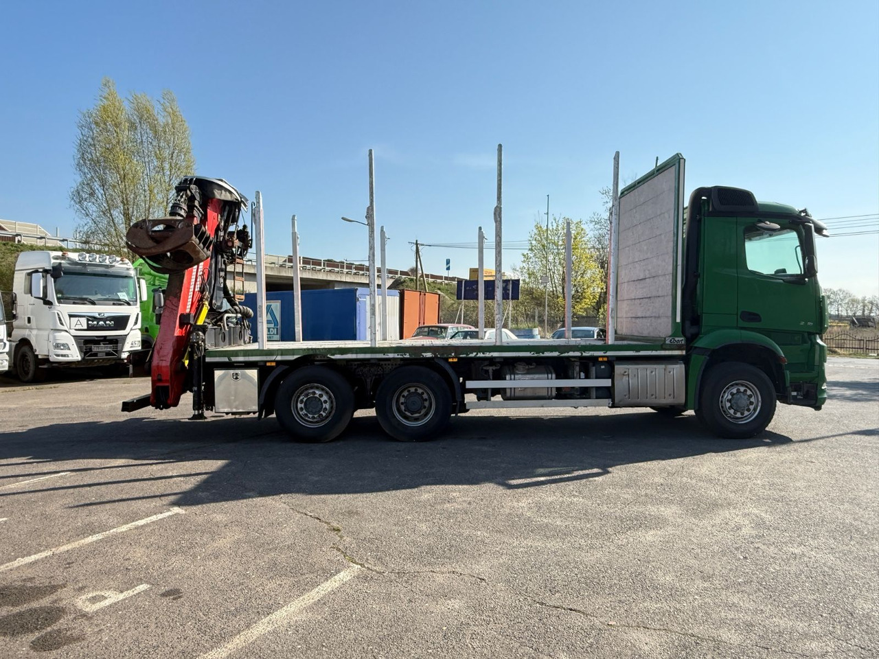 Mercedes-Benz Actros 2571 Holztransporter mit Kran - Лесовоз, Автоманипулятор: фото 5 Mercedes-Benz Actros 2571 Holztransporter mit Kran - Лесовоз, Автоманипулятор: фото 5