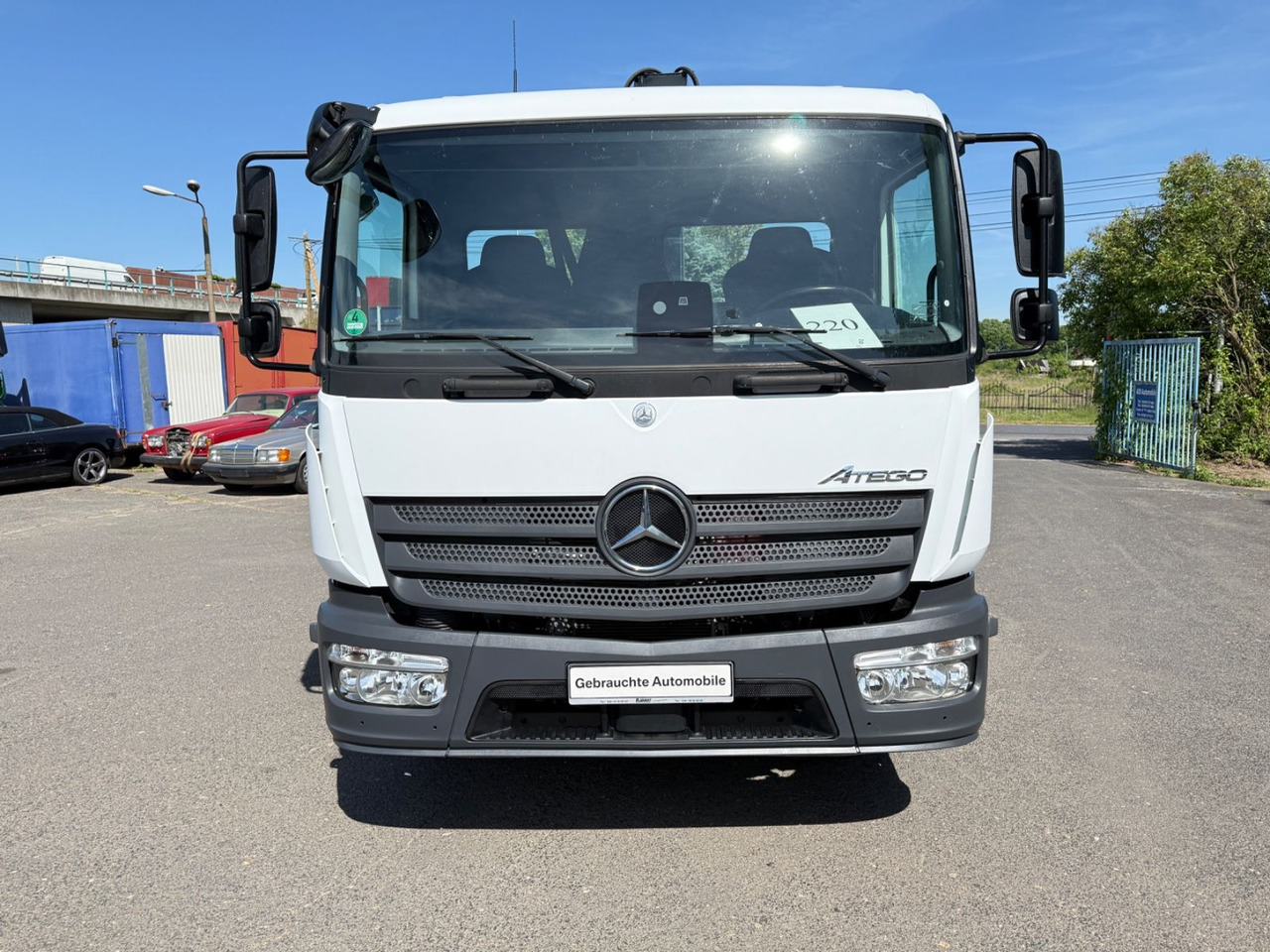 Mercedes-Benz Atego 1224 mit Kipper Kran - Самосвал, Автоманипулятор: фото 1 Mercedes-Benz Atego 1224 mit Kipper Kran - Самосвал, Автоманипулятор: фото 1