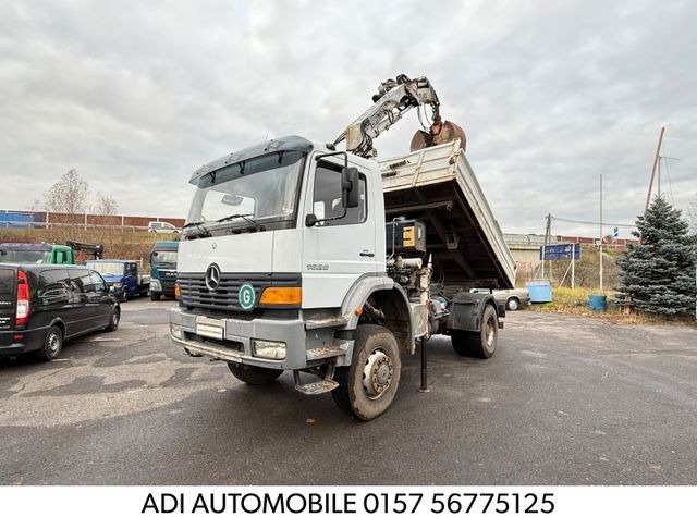 Самосвал, Автоманипулятор Mercedes-Benz Atego 1828 4x4 Kipper-Kran Atlas: фото 1