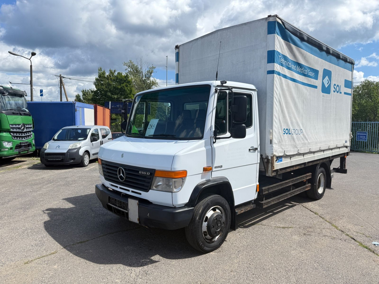 Mercedes-Benz Vario FG 816 D OM 904 LA - Тентованный грузовик: фото 3 Mercedes-Benz Vario FG 816 D OM 904 LA - Тентованный грузовик: фото 3