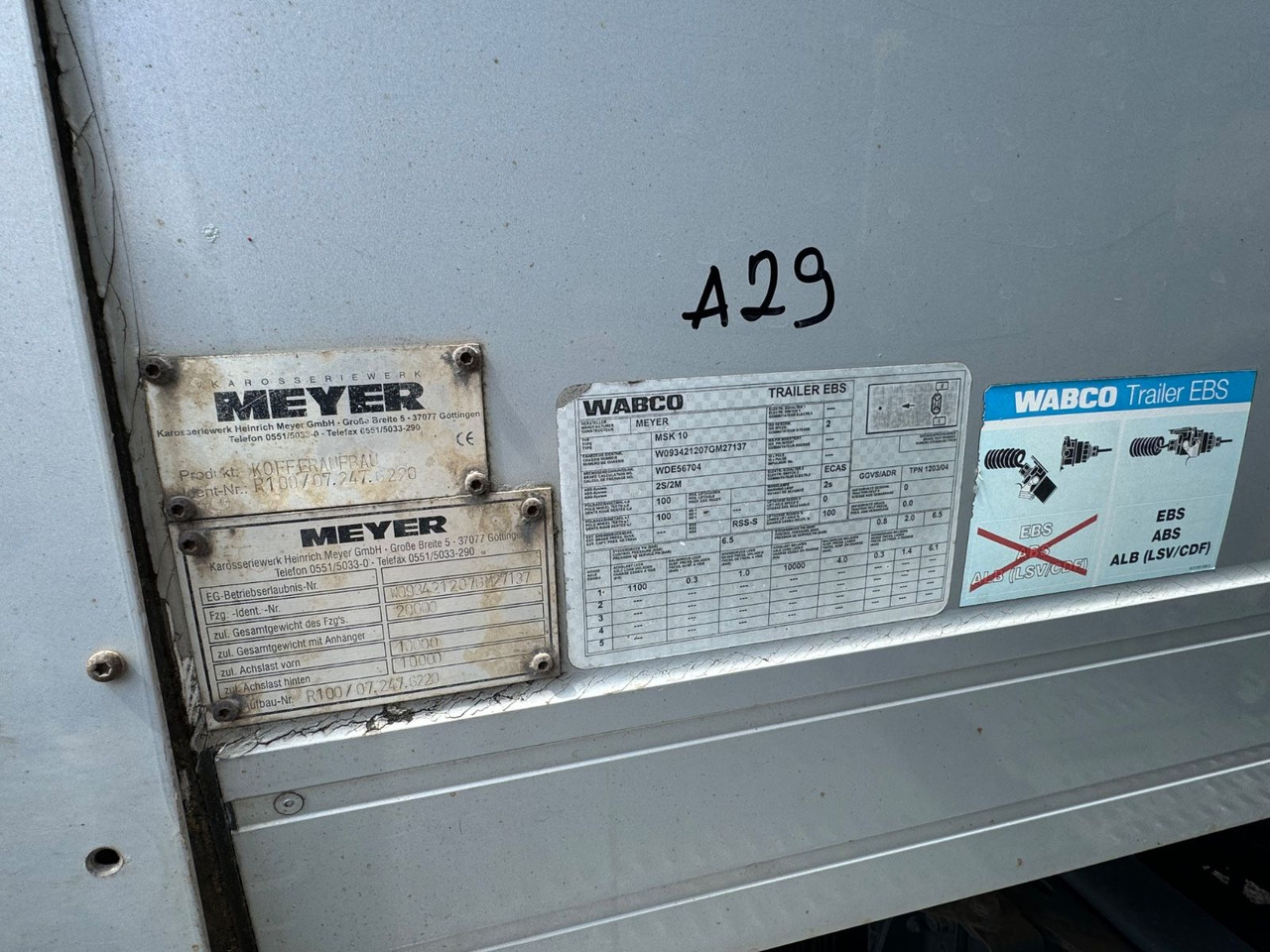 Полуприцеп-рефрижератор Wagen-Mayer MSK 10-9 mit LBW: фото 12