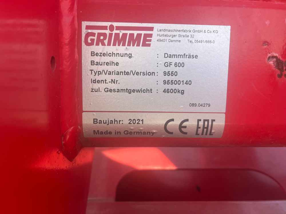 Grimme GF 600 - Комбайн: фото 2 Grimme GF 600 - Комбайн: фото 2