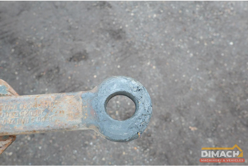 Полуприцеп бортовой/ Платформа Van Hool ONBEKEND Platte kar snelverkeer - luchtremmen - 770x246cm plateau afmetingen: фото 8