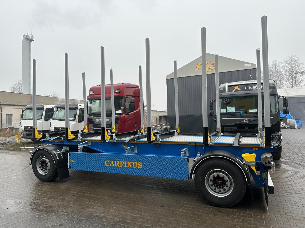 Hydrofast Przyczepa 2 osiowa do drewna stosowego HFP2/2-axle lumber trailer HFP2 - Прицеп лесовоз: фото 1 Hydrofast Przyczepa 2 osiowa do drewna stosowego HFP2/2-axle lumber trailer HFP2 - Прицеп лесовоз: фото 1