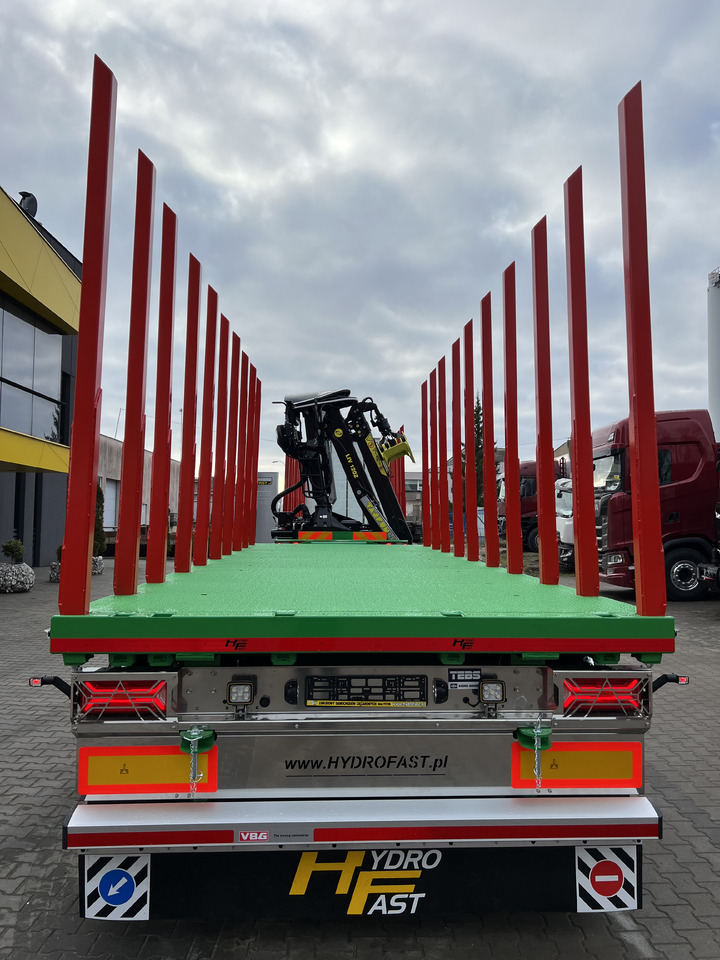 Hydrofast Przyczepa platforma 3 osiowa do przewozu drewna / 3-axle platform trailer for timber transport - Прицеп бортовой/ Платформа: фото 3 Hydrofast Przyczepa platforma 3 osiowa do przewozu drewna / 3-axle platform trailer for timber transport - Прицеп бортовой/ Платформа: фото 3