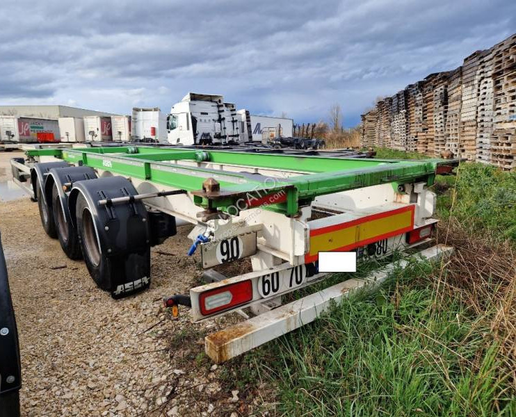 Asca CHARIOT COULISSANT - Полуприцеп-контейнеровоз/ Сменный кузов: фото 1 Asca CHARIOT COULISSANT - Полуприцеп-контейнеровоз/ Сменный кузов: фото 1