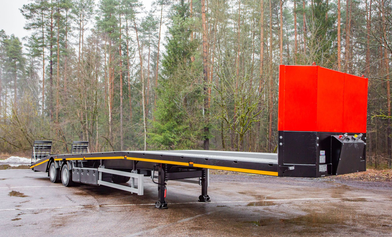 Новый Полуприцеп бортовой/ Платформа Cynkomet Plattformauflieger - Anhänger / Semi-trailer / Semi-remorque / Semirremolque plataforma / Semirimorchio con piattaforma / Naczepa platformowa 27 t: фото 11