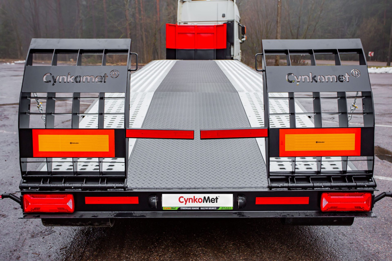 Новый Полуприцеп бортовой/ Платформа Cynkomet Plattformauflieger - Anhänger / Semi-trailer / Semi-remorque / Semirremolque plataforma / Semirimorchio con piattaforma / Naczepa platformowa 27 t: фото 9