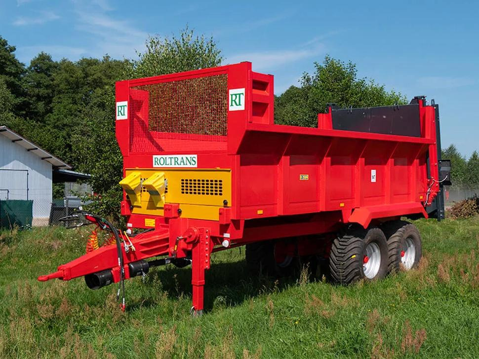 Новый Навозоразбрасыватель Roltrans Miststreuer / Manure spreader / Epandeur à fumier / Spandiletame / Разбрасыватель органических удобрений / Rozrzutnik obornika N205S/6 BIZON 14 t: фото 23