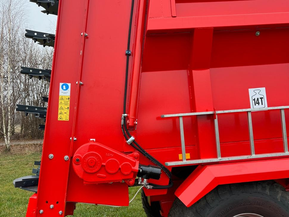 Новый Навозоразбрасыватель Roltrans Miststreuer / Manure spreader / Epandeur à fumier / Spandiletame / Разбрасыватель органических удобрений / Rozrzutnik obornika N205S/6 BIZON 14 t: фото 11