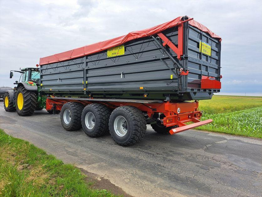 Techmont Anhänger / Trailer / Remorque / Rimorchio / Прицеп / Przyczepa tridem PTW 21 t - Сельскохозяйственный прицеп-самосвал: фото 1 Techmont Anhänger / Trailer / Remorque / Rimorchio / Прицеп / Przyczepa tridem PTW 21 t - Сельскохозяйственный прицеп-самосвал: фото 1
