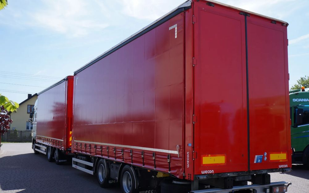 DAF XF 480 EURO 6 ZESTAW TANDEM PRZEJAZDOWY 120 M3 7,8 M + 7,8 M WECON - Тентованный грузовик: фото 3 DAF XF 480 EURO 6 ZESTAW TANDEM PRZEJAZDOWY 120 M3 7,8 M + 7,8 M WECON - Тентованный грузовик: фото 3