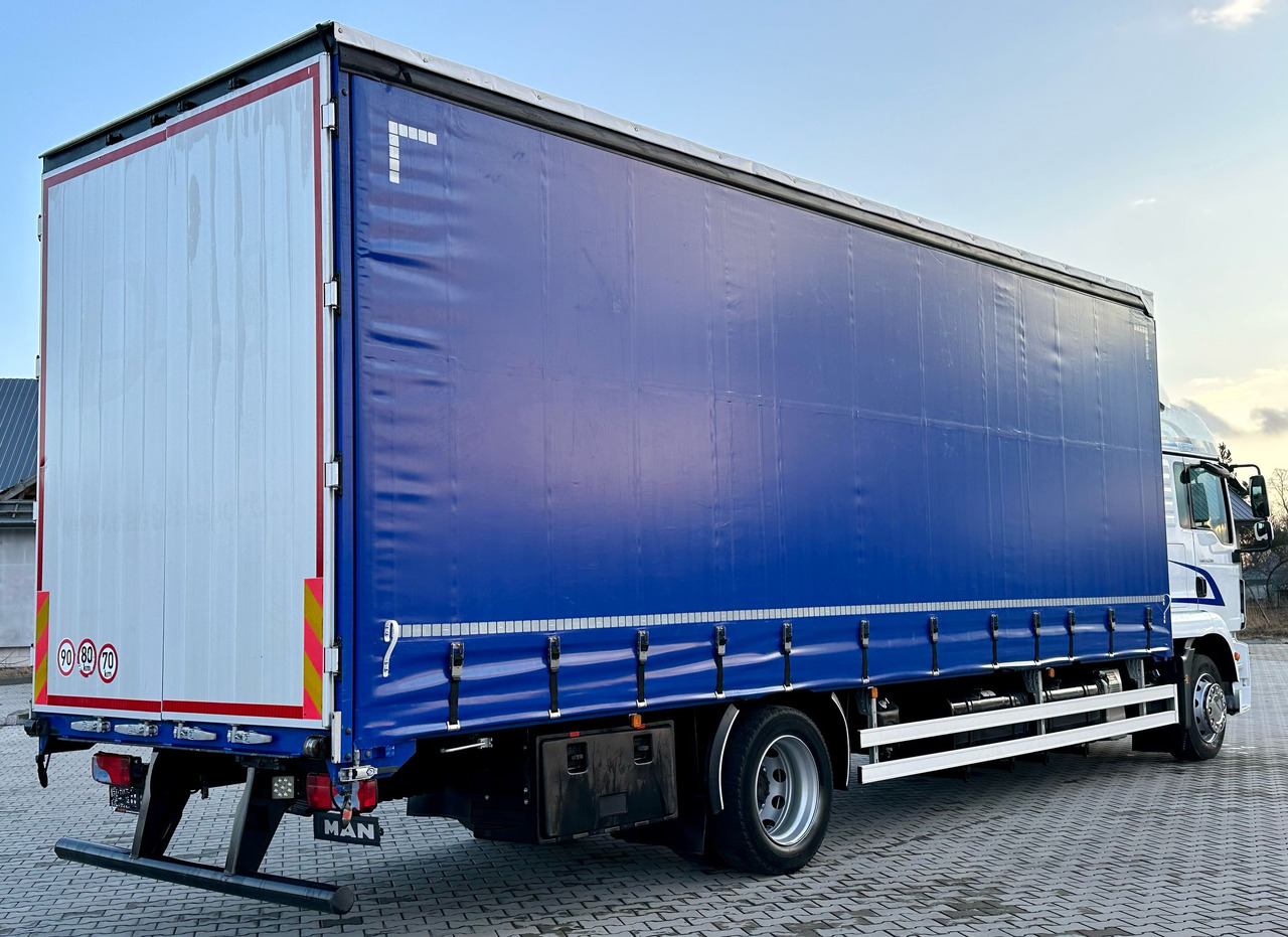 MAN TGM 15.290 / FIRANKA / 20 EUROPALET / AUTOMAT / SYPIALKA / DMC 16 T / 8 400 KG ŁADOWNOŚĆ - Тентованный грузовик: фото 3 MAN TGM 15.290 / FIRANKA / 20 EUROPALET / AUTOMAT / SYPIALKA / DMC 16 T / 8 400 KG ŁADOWNOŚĆ - Тентованный грузовик: фото 3