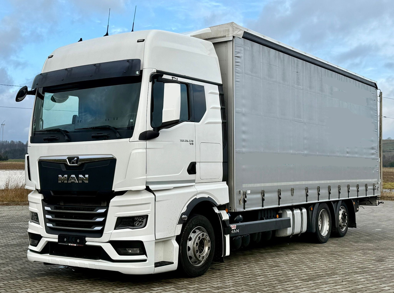 MAN TGX 26.470 / FIRANKA / 19 EUROPALET / XXL / NISKI PRZEBIEG / NOWY MODEL / 6X2 - Тентованный грузовик: фото 2 MAN TGX 26.470 / FIRANKA / 19 EUROPALET / XXL / NISKI PRZEBIEG / NOWY MODEL / 6X2 - Тентованный грузовик: фото 2
