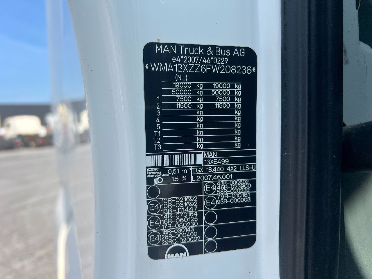 Тягач MAN TGX 18.440 XXL, LLS-U mega: фото 9
