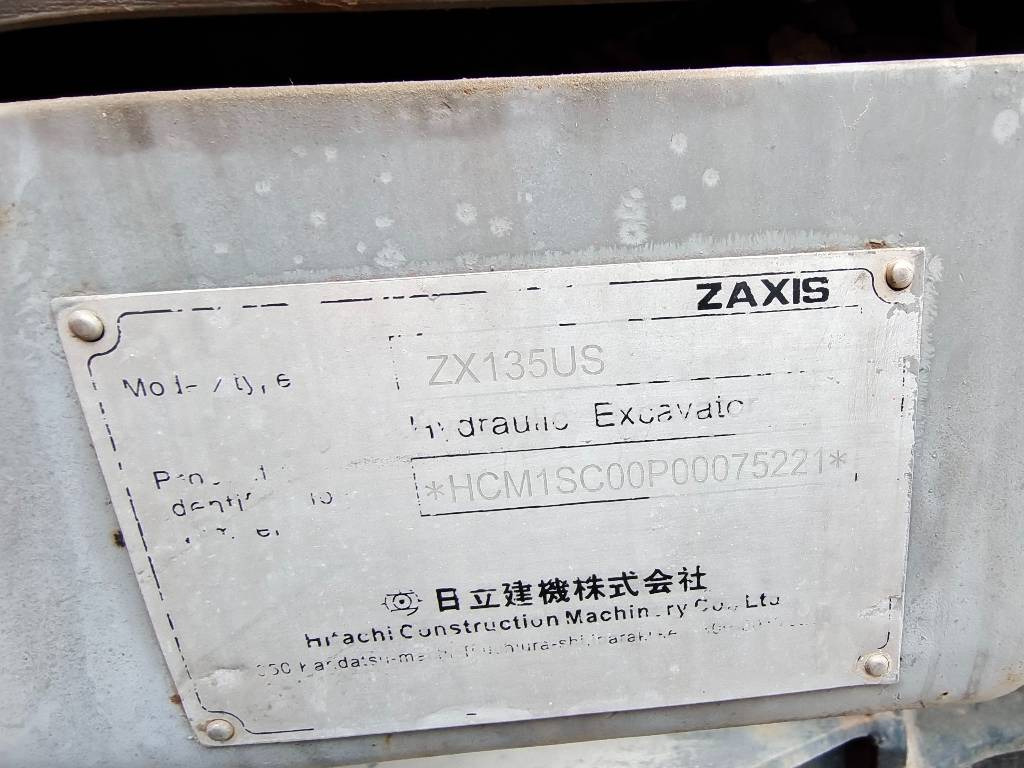 Гусеничный экскаватор Hitachi ZX 135 US: фото 10