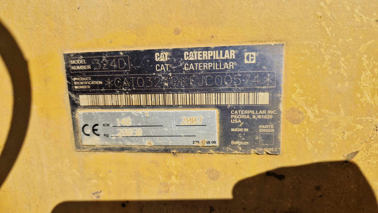 CAT 324 D Deutsche Maschine | Schnellwechsler | Löffel | Hammerhydraulik | 8016h original - Гусеничный экскаватор: фото 3 CAT 324 D Deutsche Maschine | Schnellwechsler | Löffel | Hammerhydraulik | 8016h original - Гусеничный экскаватор: фото 3