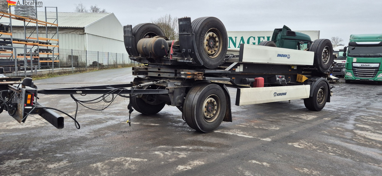 Krone AZ 3x vorhanden SAF Achsen, fertig gestapelt - Прицеп-контейнеровоз/ Сменный кузов: фото 1 Krone AZ 3x vorhanden SAF Achsen, fertig gestapelt - Прицеп-контейнеровоз/ Сменный кузов: фото 1