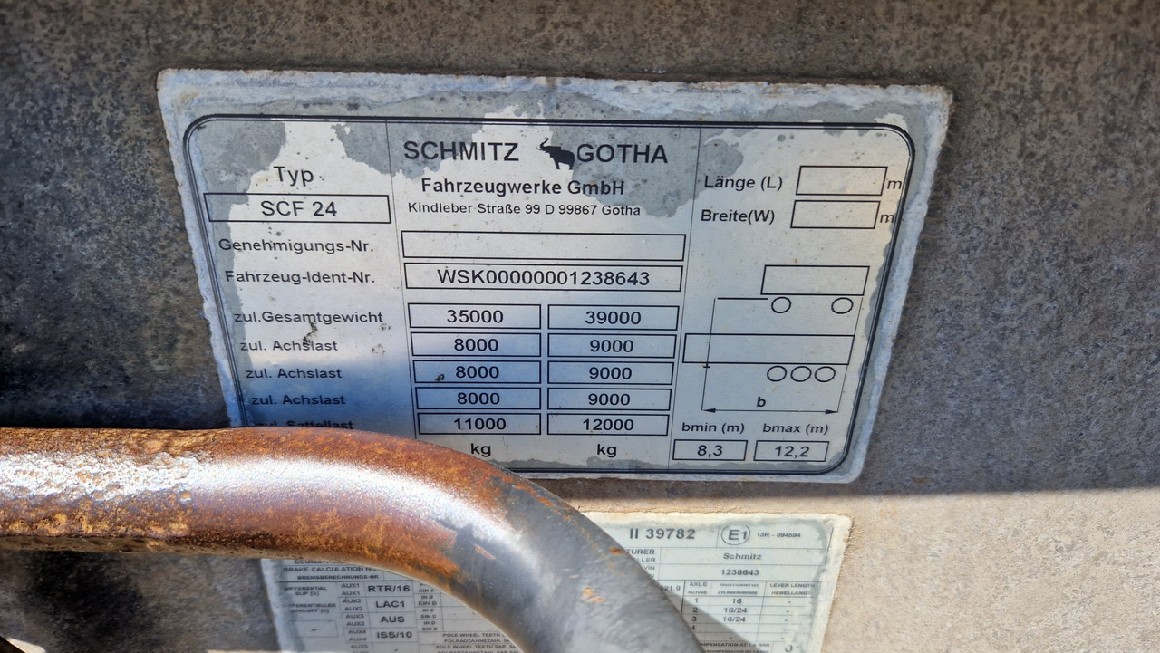 Полуприцеп-контейнеровоз/ Сменный кузов Schmitz SCF 24G Slider: фото 14