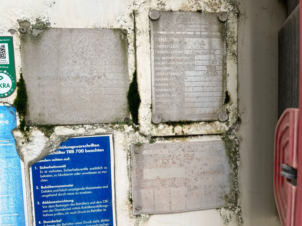 Feldbinder EUT 46,3 - Полуприцеп цистерна для сыпучих грузов: фото 5 Feldbinder EUT 46,3 - Полуприцеп цистерна для сыпучих грузов: фото 5