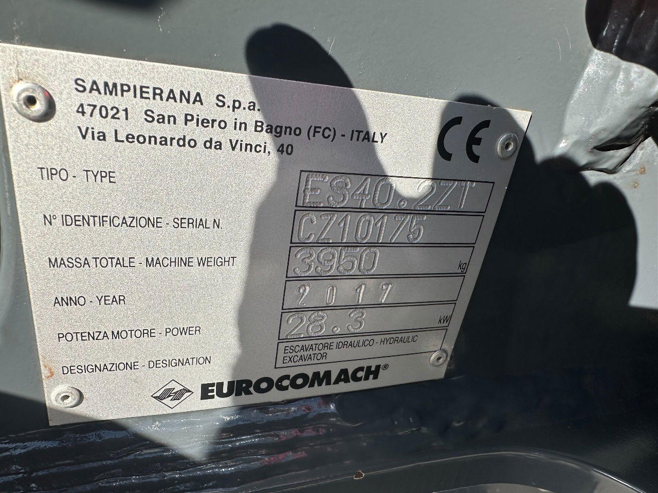 Мини-экскаватор Eurocomach ES40.2ZT: фото 22 Мини-экскаватор Eurocomach ES40.2ZT: фото 22