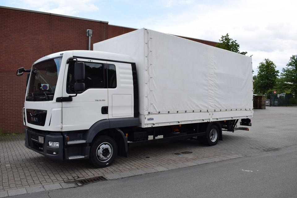 MAN TGL 8.190 Pritsche Plane LBW Tempomat Klima - Тентованный грузовик: фото 2 MAN TGL 8.190 Pritsche Plane LBW Tempomat Klima - Тентованный грузовик: фото 2
