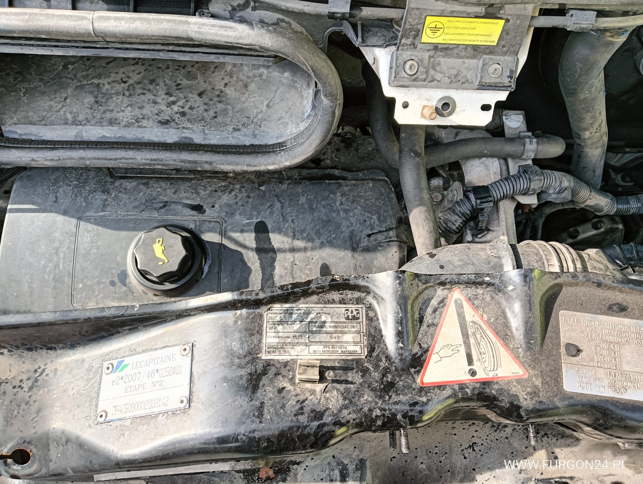 Фургон FIAT DUCATO PLATFORMA DO ZABUDOWY NR 844: фото 10