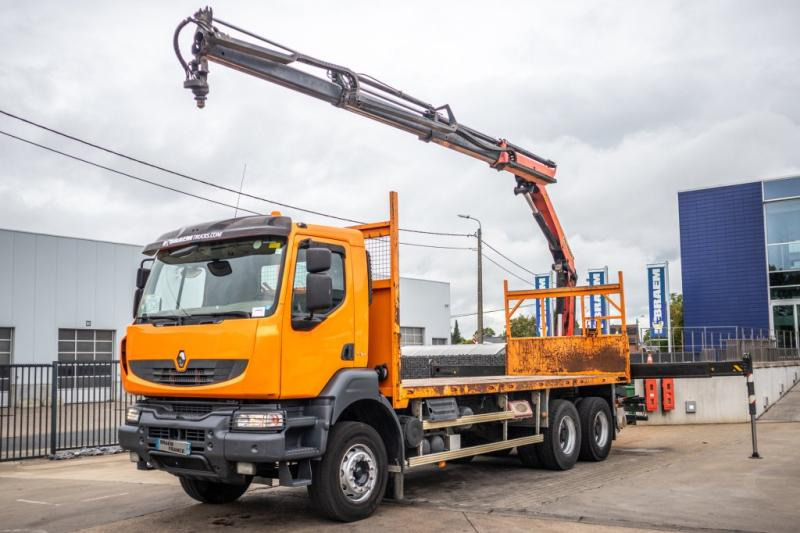 Renault KERAX 380DXI+E5+PK18002/3x - Грузовик бортовой/ Платформа, Автоманипулятор: фото 1 Renault KERAX 380DXI+E5+PK18002/3x - Грузовик бортовой/ Платформа, Автоманипулятор: фото 1