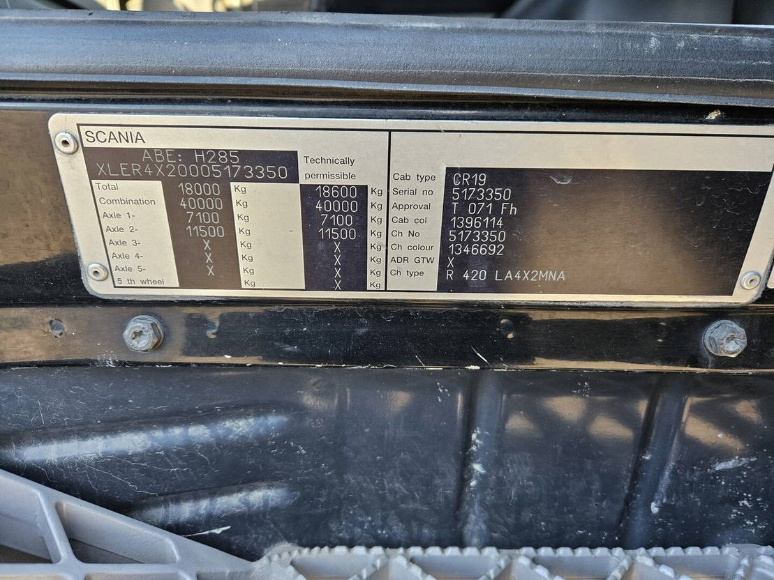 Scania R420 Highline - Retarder - Aircondition - Тягач: фото 5 Scania R420 Highline - Retarder - Aircondition - Тягач: фото 5