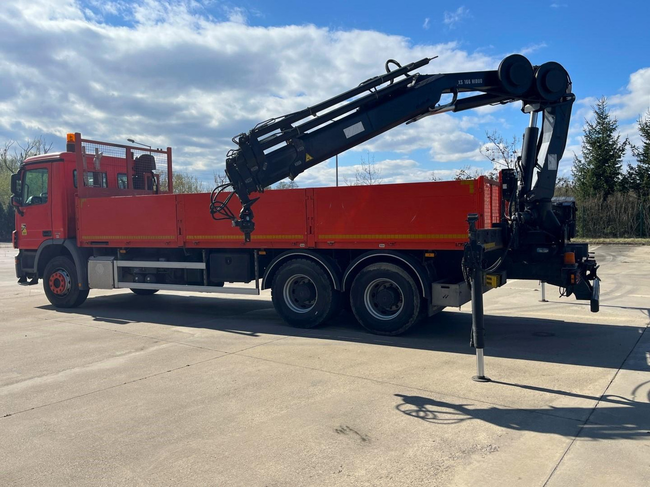 Грузовик бортовой/ Платформа, Автоманипулятор Mercedes truck Actros, Haib 166, 2636: фото 6