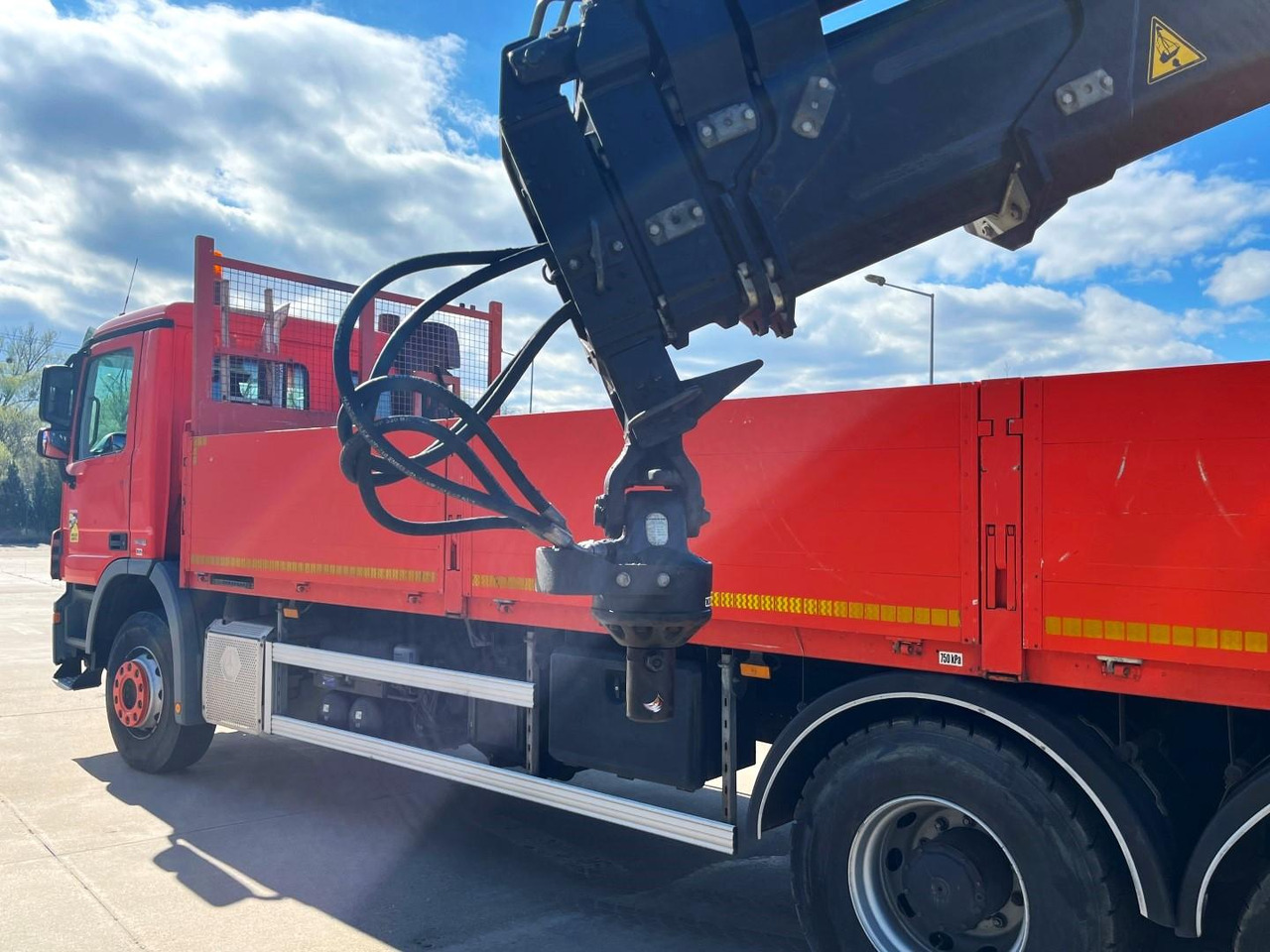 Грузовик бортовой/ Платформа, Автоманипулятор Mercedes truck Actros, Haib 166, 2636: фото 18