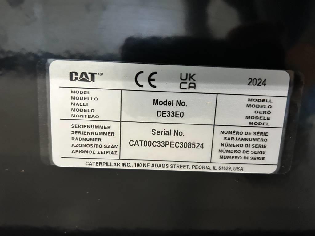 Новый Электрогенератор CAT DE33E0 - 33 kVA Generator - DPX-18004: фото 20
