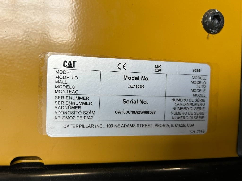 Новый Электрогенератор CAT DE715E0 - 715 kVA Generator - DPX-18030: фото 22