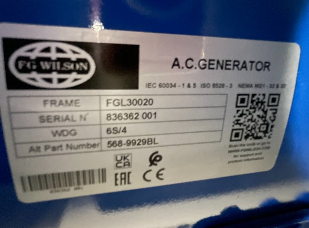 Новый Электрогенератор FG Wilson P88-3 - 88 kVA Genset - DPX-16007: фото 12 Новый Электрогенератор FG Wilson P88-3 - 88 kVA Genset - DPX-16007: фото 12