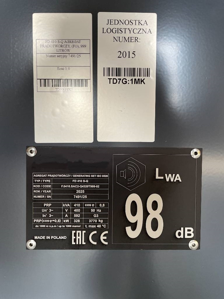 Новый Электрогенератор Scania DC13 - 450 kVA Generator - DPX-17951: фото 17