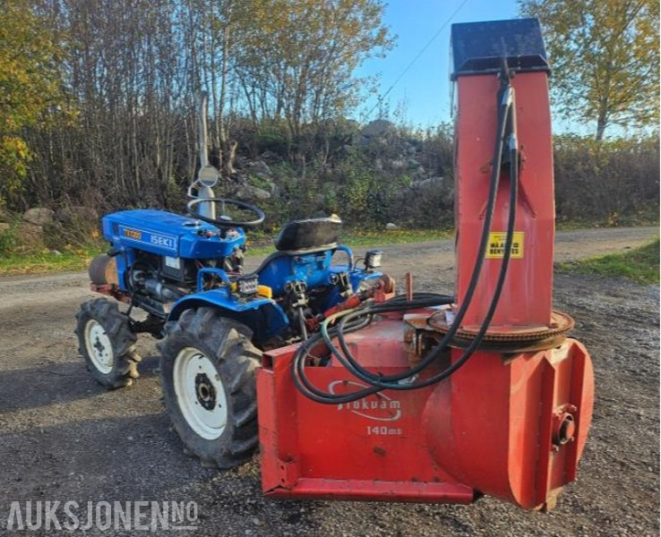 1982 Iseki Tx1300 Henger Snøfres Lunnebom Bakskuffe MVA-fri - Трактор: фото 2 1982 Iseki Tx1300 Henger Snøfres Lunnebom Bakskuffe MVA-fri - Трактор: фото 2