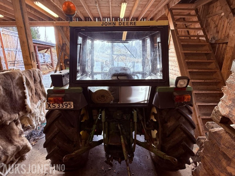 Трактор 1984 John Deere 1140 4576 timer m/ Pallegafler, Grusskuffe, Snøskuffe, Kjetting: фото 16