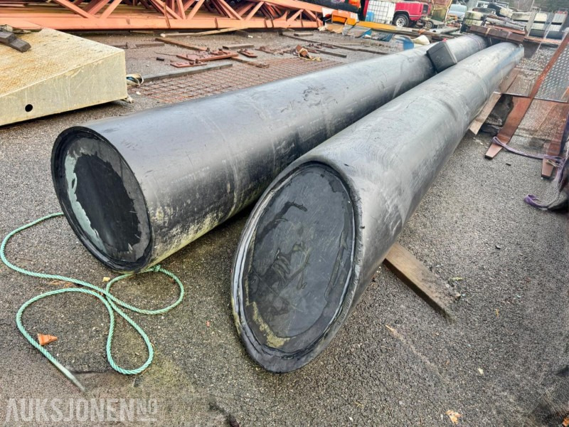 2 stk PVC-RØR - 15 meter - Строительное оборудование: фото 1 2 stk PVC-RØR - 15 meter - Строительное оборудование: фото 1